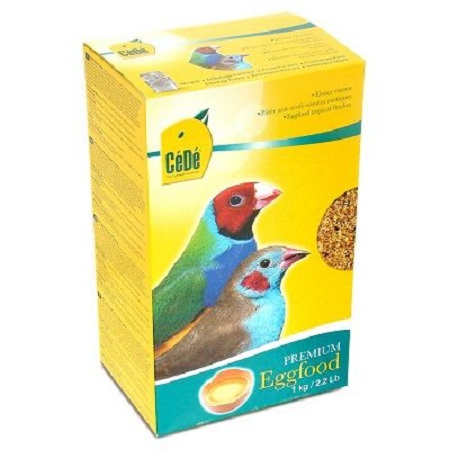 Cede Tropical Finch - 1KG - Dry egg food for Lady gouldian finches, exotic finch Food - Soft Food - Lady Gouldian Finch Supplies