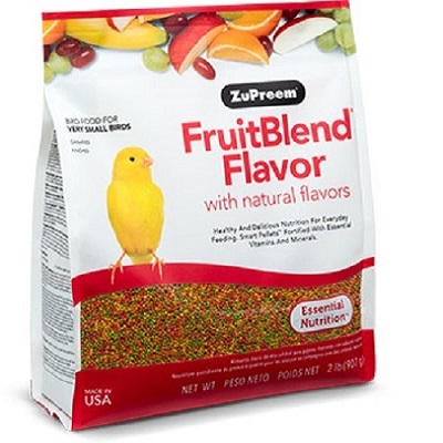 XS FruitBlend Pellets - Zupreem - Fruit blend pellets for finches and canaries - xs - Bird Food - Pellets